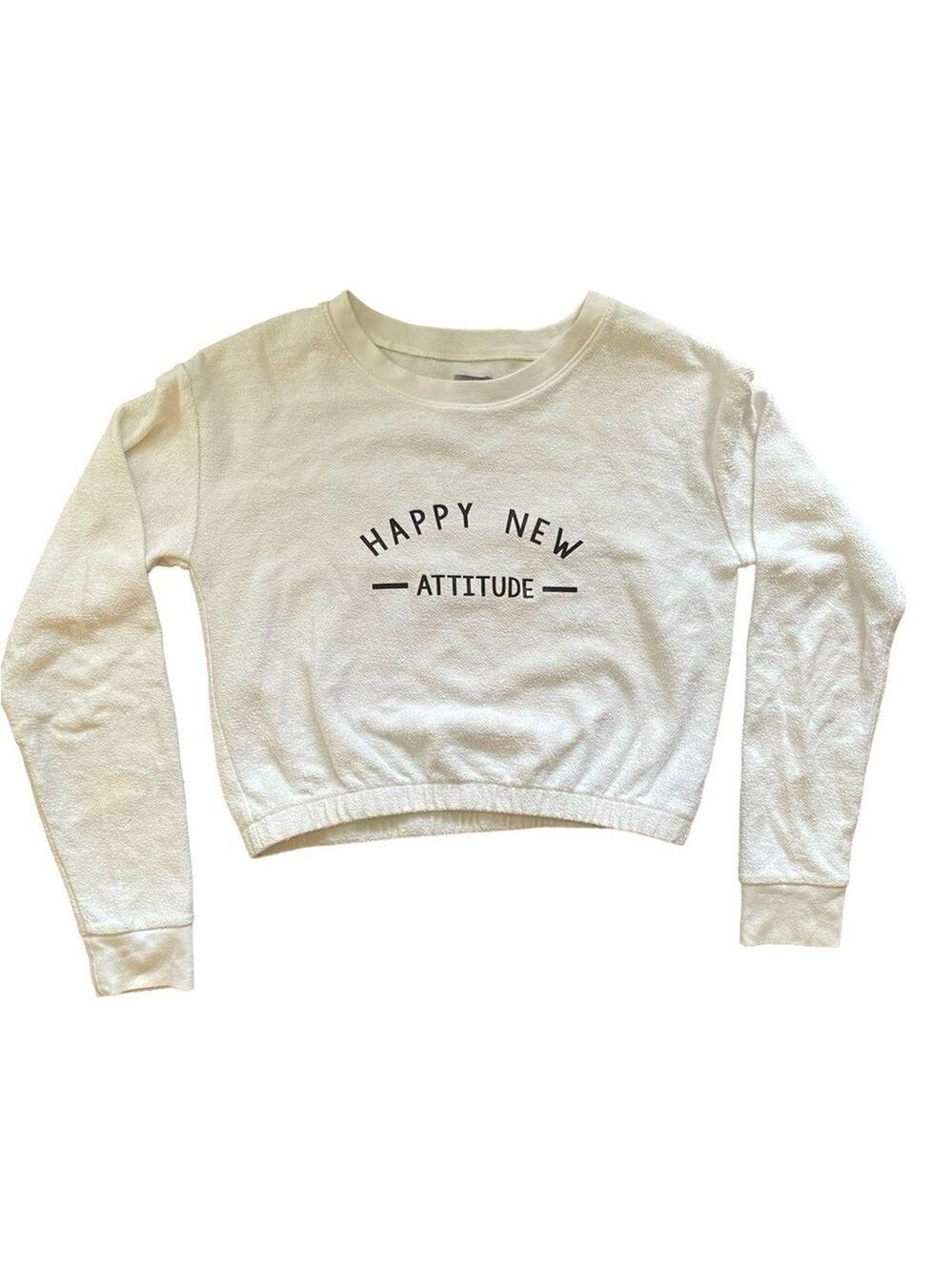 Aerie Cream Cropped Sweatshirt XS